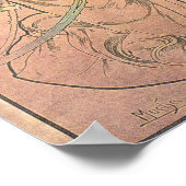Poster Le Rose - Mucha (Coin)