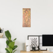 Poster Le Rose - Mucha (Bureau à domicile)