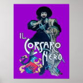 Poster LE ROSE NOIR pourpre (Devant)