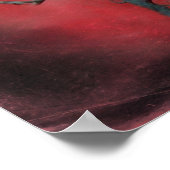 Poster Le rouge le plus profond (Coin)