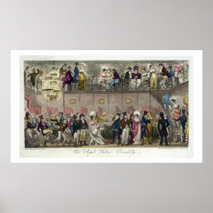 Poster Le Royal Saloon, Piccadilly, de "The English Sp