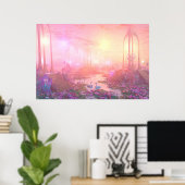 Poster Le royaume du bonheur (Bureau à domicile)