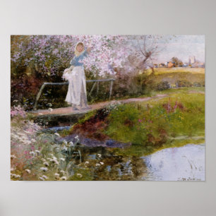 Poster Le ruisseau de verger