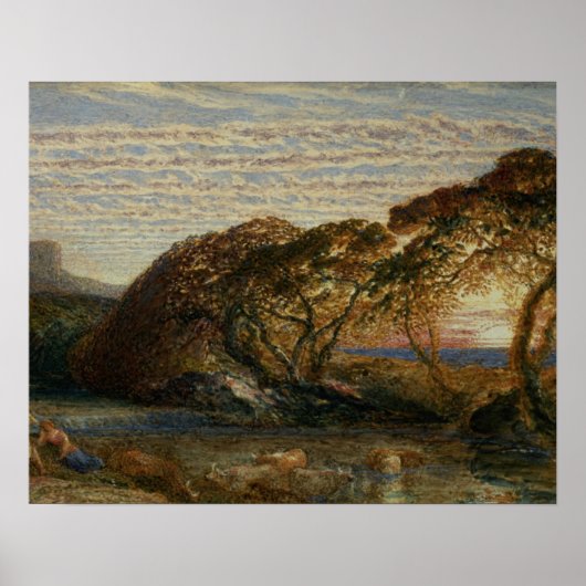 Poster Le ruisseau Ombragé (Devant)