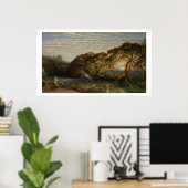 Poster Le ruisseau Ombragé (Bureau à domicile)