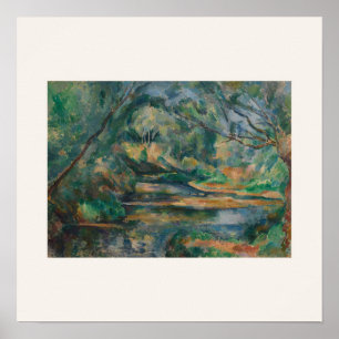 Poster Le Ruisseau - Peinture de Paysage Impressionniste