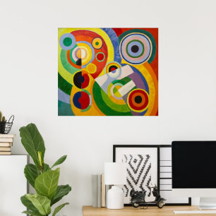 Poster Le rythme, la joie de vivre Robert Delaunay