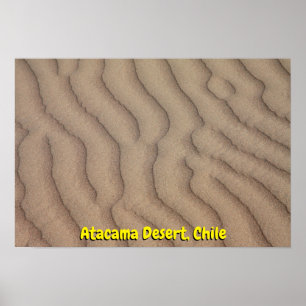 Poster Le sable du désert d'Atacama se répand