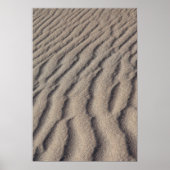 Poster Le sable du désert se répand (Devant)