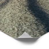 Poster Le sable forme des ondulations, de l'action du ven (Coin)