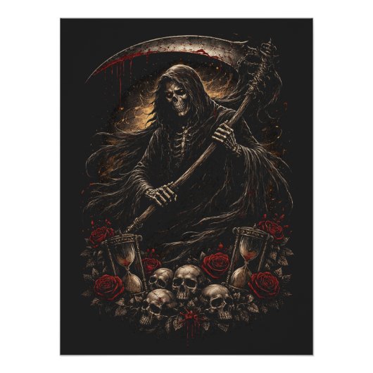 Poster Le Sablier de la Faucheuse (Devant)