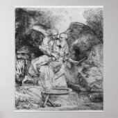 Poster Le sacrifice d'Abraham, 1645 (Devant)