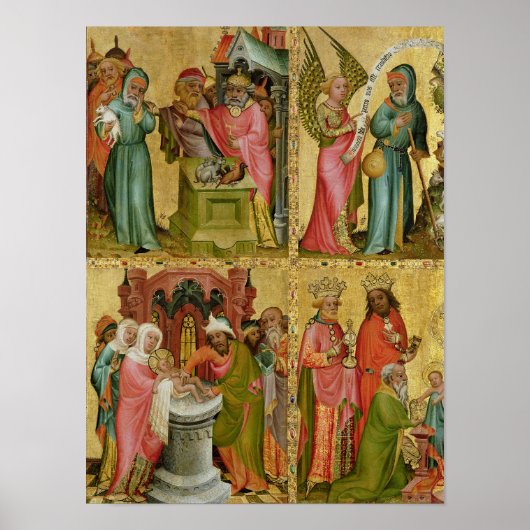 Poster Le Sacrifice de Joachim et la circoncision du Chri (Devant)