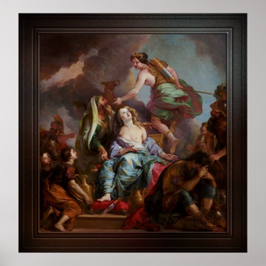 Poster Le sacrifice de l'Iphigénie par Charles de La Foss (Devant)