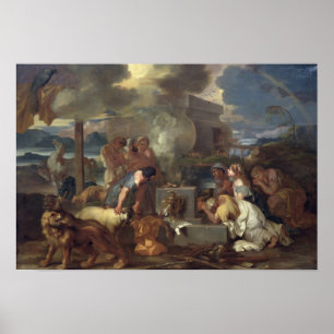 Poster Le Sacrifice de Noé, vers 1640