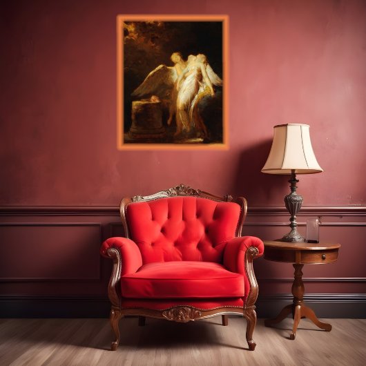 Poster Le Sacrifice du Rose, Fragonard