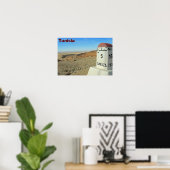 Poster Le Sahara, Tunisie (Bureau à domicile)