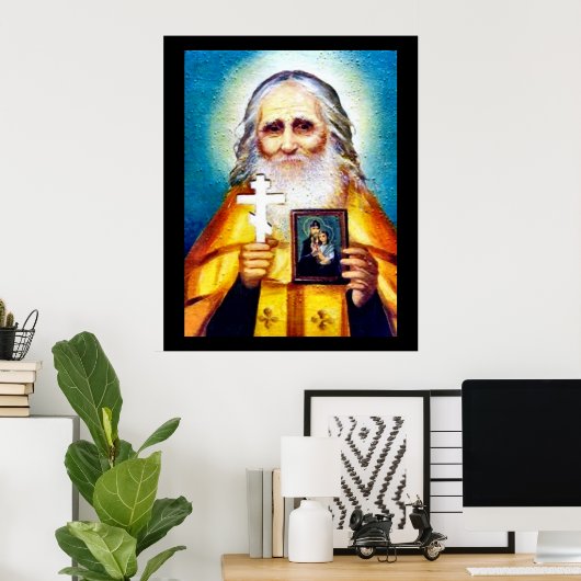 Poster Le Saint (Bureau à domicile)