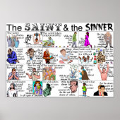 Poster Le Saint et le Sinner (Devant)