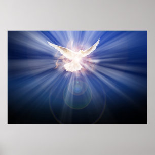 Poster le saint fantôme dans la lumière