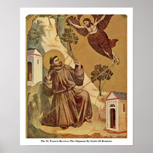 Poster Le Saint François Reçoit La Stigmata (Devant)