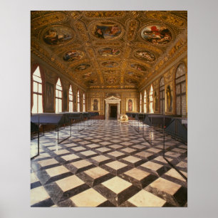Poster Le Sala Dorata, construit 1537-88 (photo)