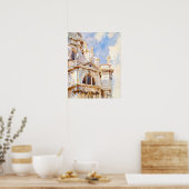 Poster Le salut, Venise par John Singer (Cuisine)