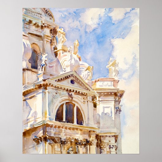 Poster Le salut, Venise par John Singer (Devant)