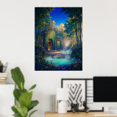 Poster Le Sanctuaire de Bambou (Bureau à domicile)