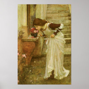 Poster Le Sanctuaire par John William Waterhouse