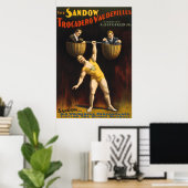 Poster Le Sandow Eugen Sandow Vaudeville Weightlifter (Bureau à domicile)