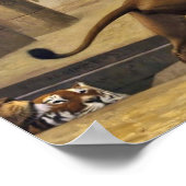 Poster Le sang des martyrs... Citation (NOIR) (Coin)