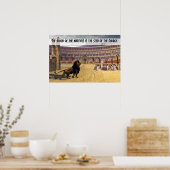 Poster Le sang des martyrs... Citation (NOIR) (Cuisine)