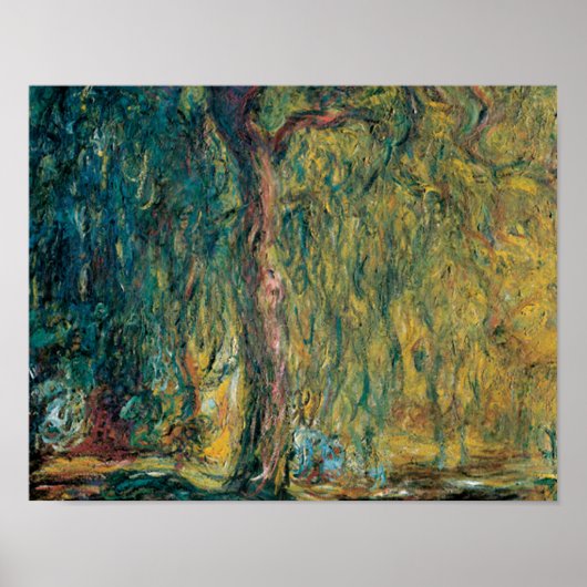 Poster Le Saule Pleureur de Claude Monet (Devant)