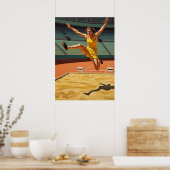 Poster LE SAUT EN LONGUEUR (Le Long Jump) (Cuisine)