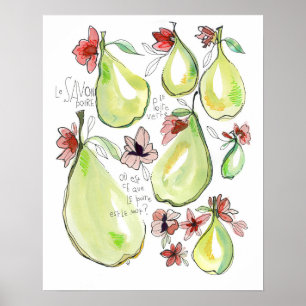 Poster Le Savon Poire