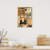 Poster Le sceptique Dana Scully dans le bureau de Mulder  (Cuisine)