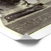 Poster Le scribe royal Nebmertuf écrit sous le prote (Coin)