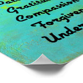 Poster Le Secret De La Typographie Du Bonheur (Coin)