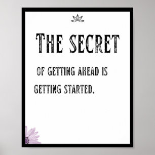 Poster Le secret de l'avance commence