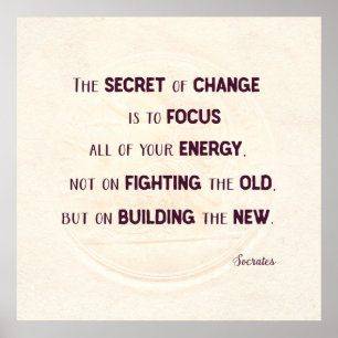 Poster Le secret du changement