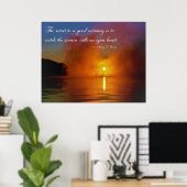 Poster Le secret d'un bon matin sur l'Ohio (Bureau à domicile)