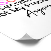 Poster Le secrétaire scolaire à la retraite ne me pose pl (Coin)