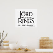 Poster LE SEIGNEUR DES ANNEAUX logo empilé (Cuisine)