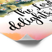 Poster Le Seigneur enchante en vous l'art de la pépinière (Coin)