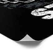 Poster Le Seigneur est Ma Force Ésaïe 12:2 Chrétien (Coin)