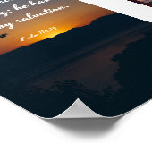 Poster Le Seigneur est ma force et ma chanson - Bible (Coin)