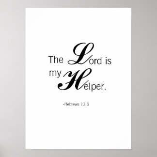Poster Le Seigneur est mon aide