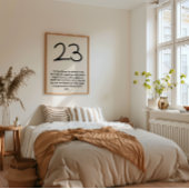 Poster Le Seigneur Est Mon Berger Psaume 23 Art