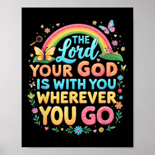Poster Le Seigneur Votre Dieu Vbs Chrétien 2025 Véritable